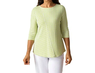 Habitat Uptown Stripe City Top In Leaf