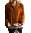 Habitat Velvet Top In Ginger In Multi