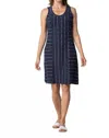 Habitat Vineyard Striped Tank Dress In Navy In Blue