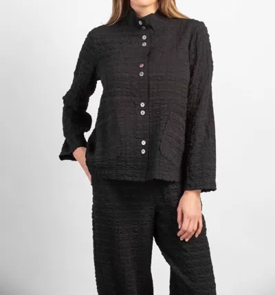 Habitat Weave Swing Jacket In Black