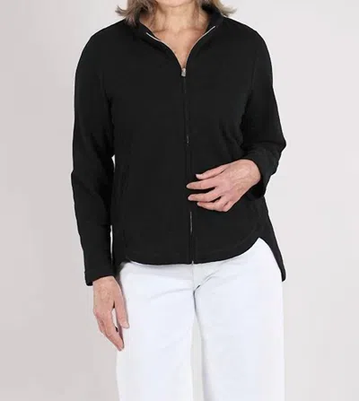 Habitat Weekend Terry Chill Jacket In Black