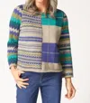 Habitat Winter Whimsy Mixed Pattern Pullover In Driftwood In Multi