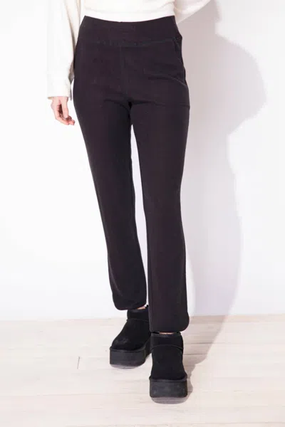 Habitat Women's Buttery Rib Knit Saturday Pant In Black