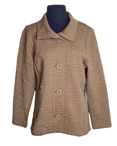 Habitat Women's Button Up Jacket In Fawn In Beige