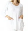 Habitat Women's Cascade Cotton Pocket Tunic In White In White