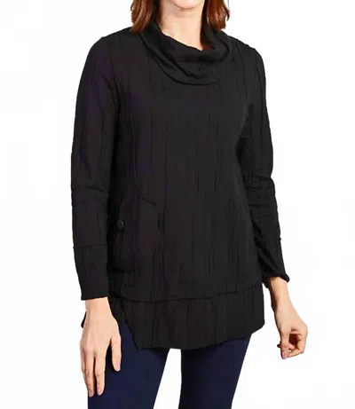 Habitat Women's Cowl Pocket Tunic In Black In Brown
