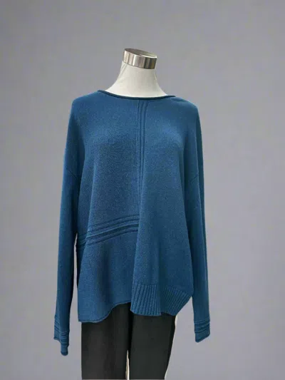 Habitat Women's Fireside Seam Sweater In Baltic In Blue