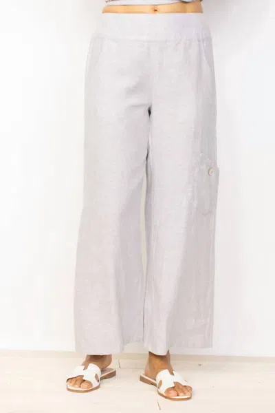 Habitat Women's Linen Pants In Gull In White