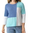 Habitat Women's Yin Yang Sweater In Dusk In Blue