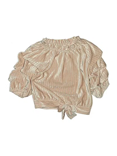 Pre-owned Habitual Kids' 3/4 Sleeve Blouse In Pink