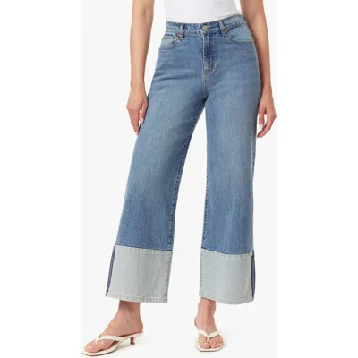 Habitual Ankle Cuff Wide Leg Jeans In Blue
