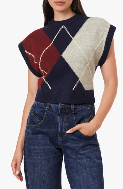 Habitual Argyle Sweater Vest In Multi