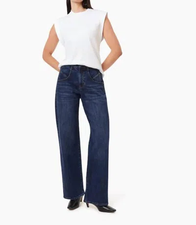 Habitual Blaine High Rise Straight Jean In Bayou In Multi