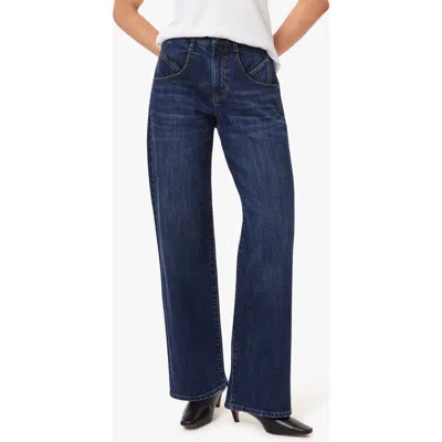 Habitual Blaine High Waist Straight Leg Jeans In Blue