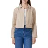 Habitual Brushed Twill Jacket In Oatmeal