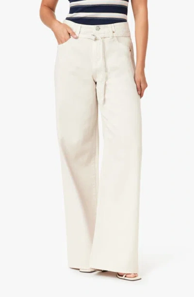 Habitual Brynn Belted Wide Leg Jeans In Neutral