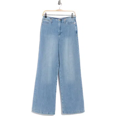 Habitual Calvry Bandless Wide Leg Jeans In Blue