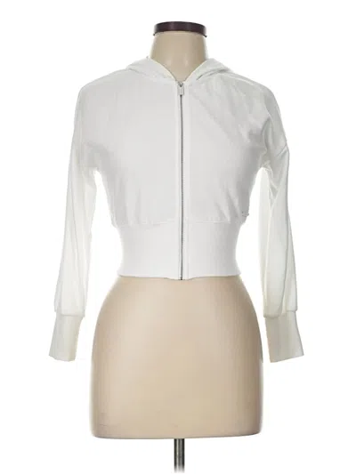 Pre-owned Habitual Cardigan Sweater In White