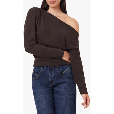 Habitual Colby Off The Shoulder Top In Brown