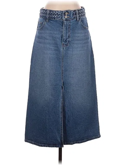 Pre-owned Habitual Denim Skirt In Blue