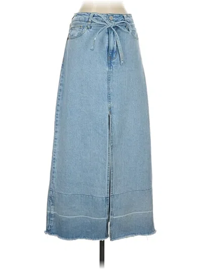 Pre-owned Habitual Denim Skirt In Blue