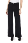Habitual Denver High Rise Wide Leg Jeans In Black