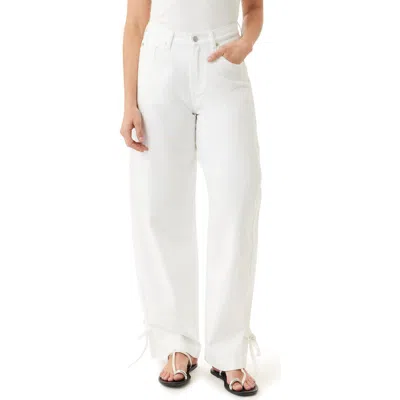Habitual Drapey Relaxed High Waist Barrel Leg Jeans In Animal Print