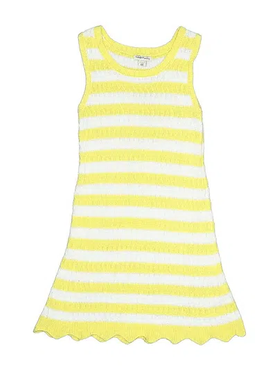 Pre-owned Habitual Kids' Dress In Yellow