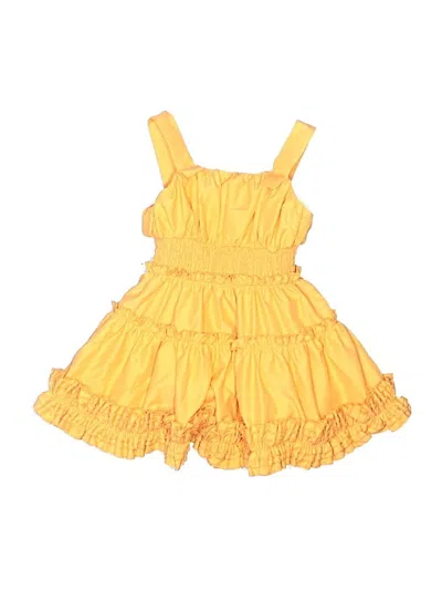 Pre-owned Habitual Babies' Dress In Yellow