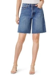 Habitual Easy Long Cutoff Denim Shorts In Lagoon