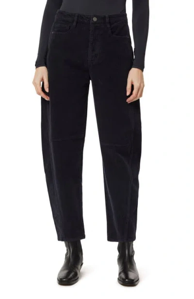 Habitual Evie Barrel Leg Corduroy Pants In Black