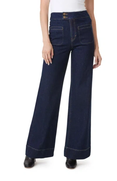 Habitual Extended Wide Leg Jeans In Sea