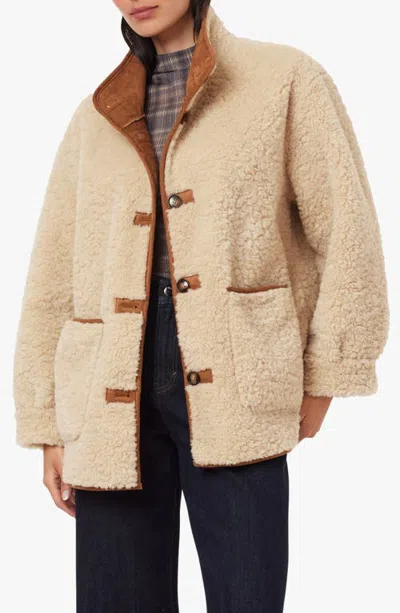 Habitual Faux Fur Coat In Natural