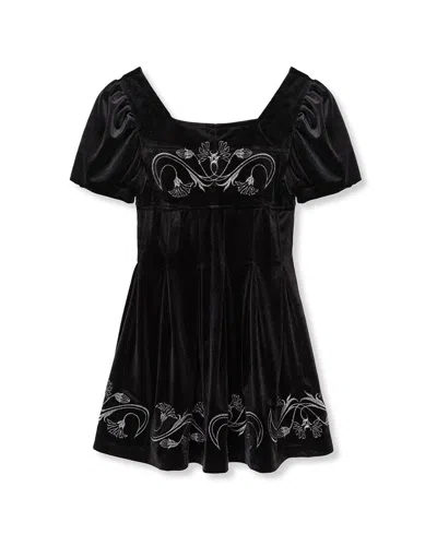 Habitual Kids' Fit N Flare Dress In Black