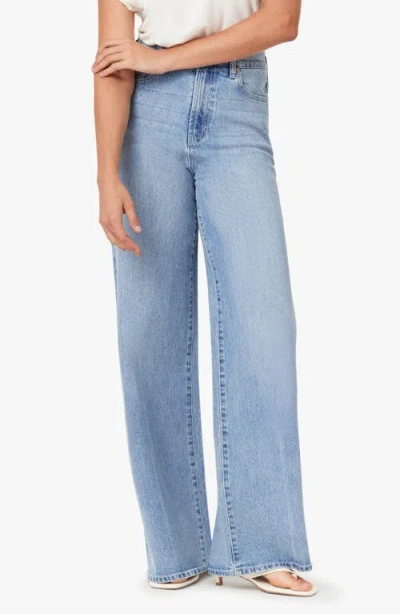 Habitual Gemma Micro Stud Wide Leg Jeans In Blue
