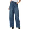 Habitual Gemma Studded High Waist Wide Leg Jeans In Blue