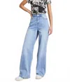 Habitual Gemma Wide Leg Studded Stretch Jeans In Multi In Blue