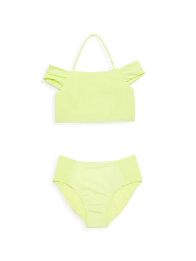 Habitual Kids' Girl's 2-piece Bryana Bikini Set In Yellow