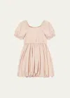 Habitual Girls' Charmeuse Bubble Dress - Little Kid In Light Pink