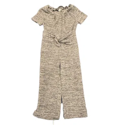 Pre-owned Habitual Girl Kids' Girls Gray Romper In Grey