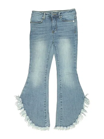 Pre-owned Habitual Girl Kids' Jeans In Blue