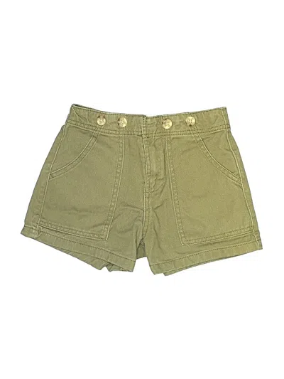 Pre-owned Habitual Girl Kids' Khaki Shorts In Green