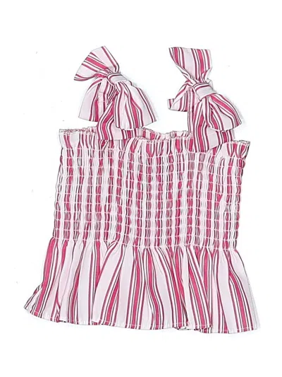 Pre-owned Habitual Girl Babies' Sleeveless Blouse In Pink
