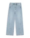 HABITUAL GIRLS' SLIT FRONT HEM WIDE LEG JEANS - BIG KID
