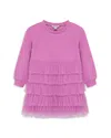 Habitual Girls' Tiered Ruffle Dress - Little Kid In Purple