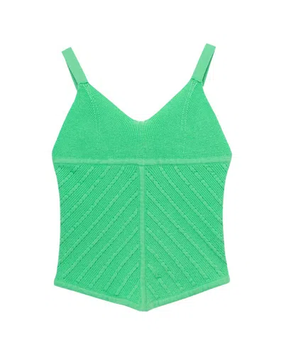 Habitual Handkerchief Blouse In Green