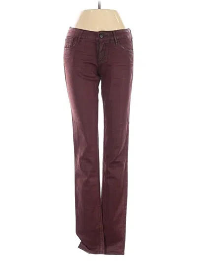 Pre-owned Habitual Jeans In Burgundy