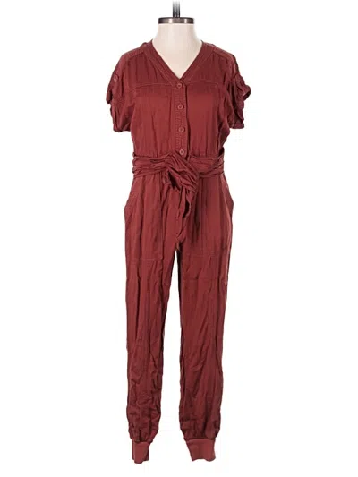 Pre-owned Habitual Jumpsuit In Burgundy