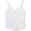 Habitual Kids Kids' Handkerchief Hem Sweater Camisole In White