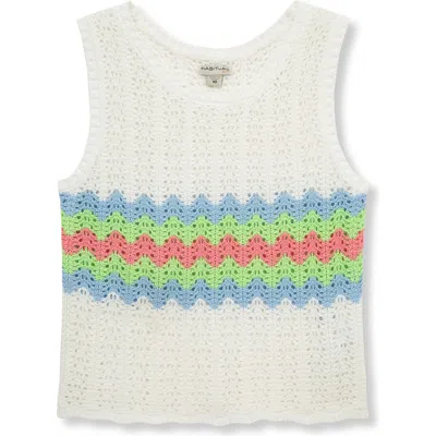 Habitual Kids Kids' Mod Cap Tank In White